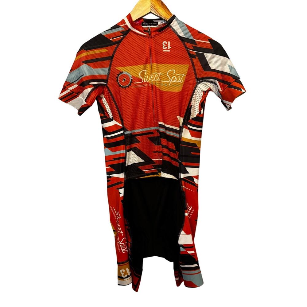 Vie 13 Warrny Kustom Apparel Womens Cycling Suit Padded Seat Large Sweet Spot